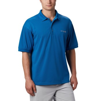 Columbia Muške Polo Majice - PFG Perfect Cast Plave | XIKH-20179